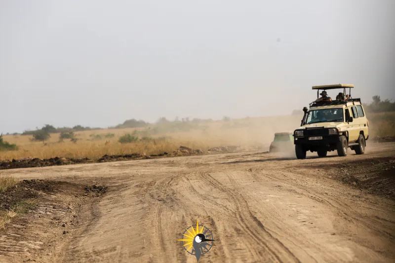game drive vehicle in queen elizabeth national park